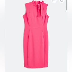 Calvin Klein Tie-Neck Sheath Dress